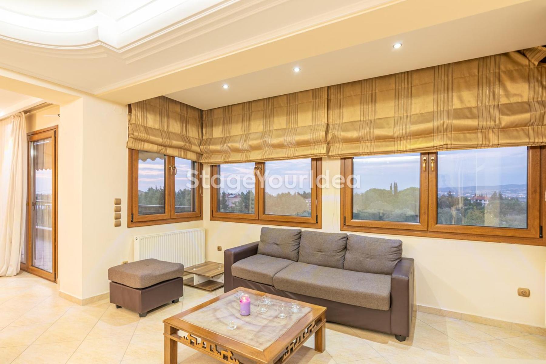 Luxury Appartment, Only 7 Minutes From Thessaloniki Airport And 15 Minutes From City Center ,For 8-23 People Also For Gatherings And Parties Neon Rysion Exterior foto