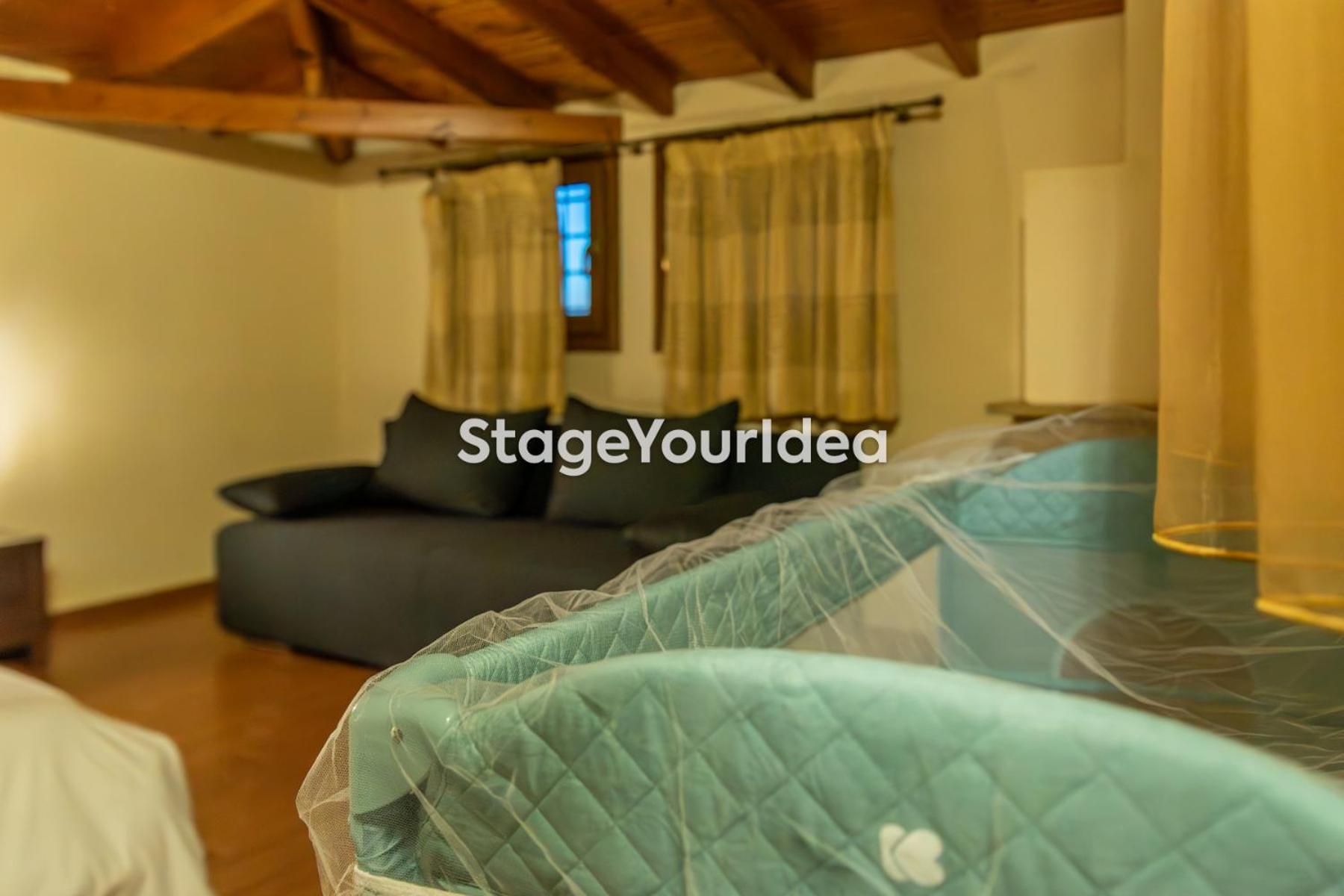 Luxury Appartment, Only 7 Minutes From Thessaloniki Airport And 15 Minutes From City Center ,For 8-23 People Also For Gatherings And Parties Neon Rysion Exterior foto